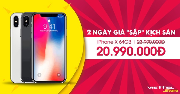[HOT SALE 48 GIỜ] Giảm ngay 6,5 triệu đồng khi mua iPhone chính hãng tại Viettel Đà Nẵng