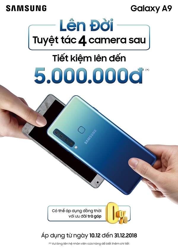 Thu cũ đổi mới lên đời Galaxy A9 tại Viettel Đà Nẵng tiết kiệm lên tới hơn 5 triệu đồng