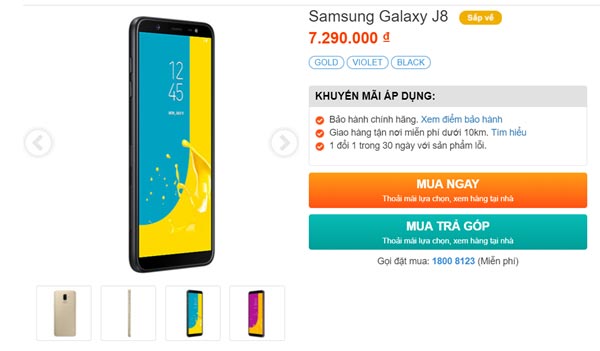 giá bán Galaxy 