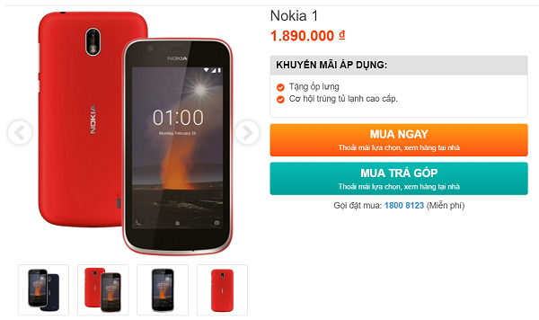 Giá bán - Nokia