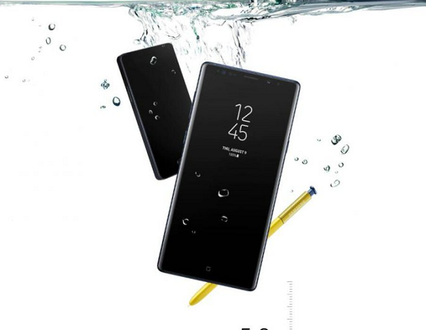 Galaxy Note 9 có chống nước không?