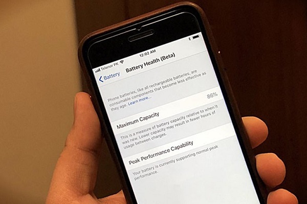 Tìm hiểu cách kiểm tra chai pin trên iOS 11.3 qua tính năng Battery Health