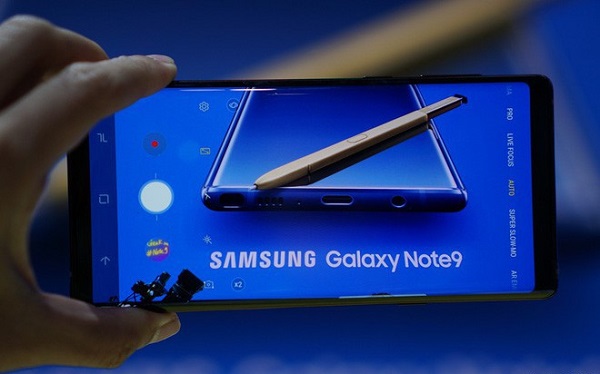 Galaxy Note 9 có thời lượng pin 8 giờ 56 phút