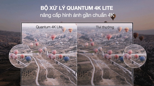 Bộ xử lý Quantum Lite 4K có khả năng nâng cấp nội dung lên chất lượng 4K