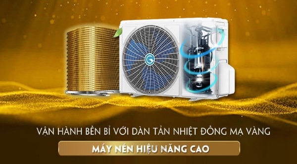 Casper 1 chiều Inverter 24000BTU GC-24IS35 sở hữu dàn nóng chắc chắn