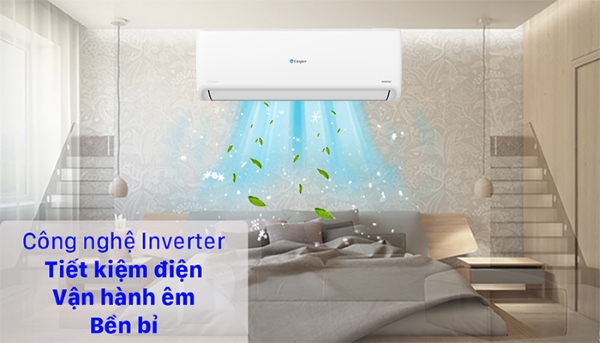 Công nghệ I-Saving Inverter, hoạt động rất tiết kiệm điện năng