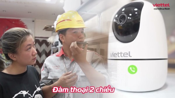 Camera Viettel HC23 trang bị tính năng đàm thoại hai chiều