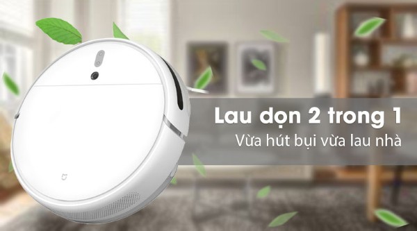 Robot được trang bị chức năng lau nhà thông minh