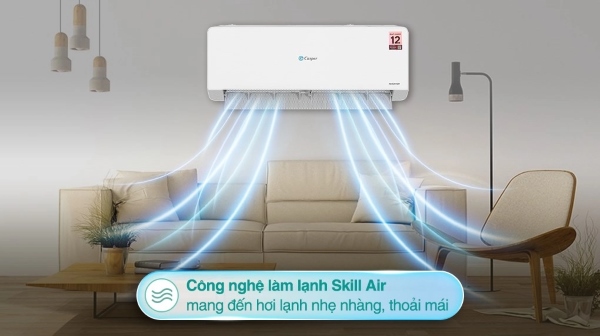 Tính năng SilkAir của điều hòa Casper 1 chiều Inverter QC-09IS36