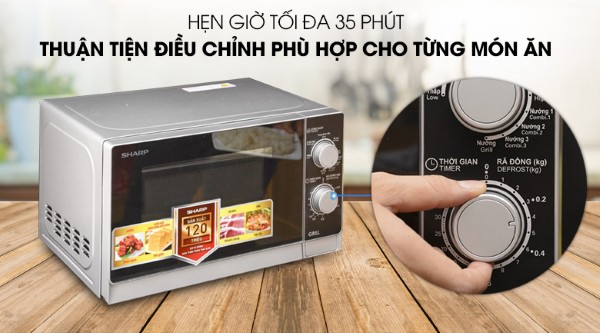 Chế độ hẹn giờ lên đến 35 phút