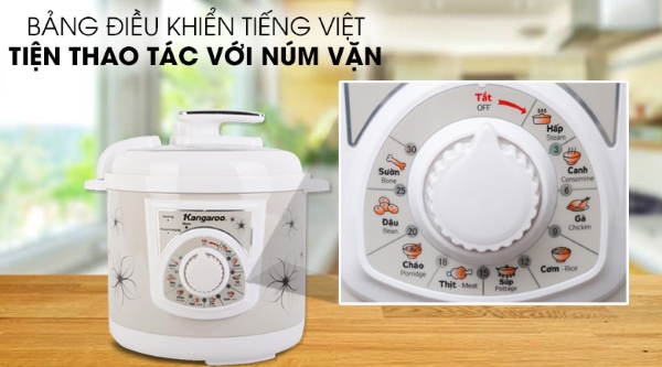 Bảng điều khiển dạng cơ với các nút xoay trực quan, dễ dàng sử dụng