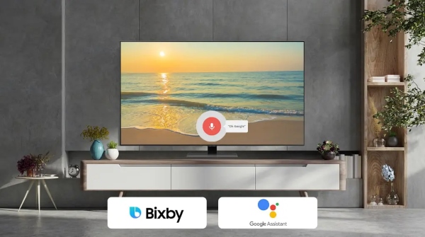 Tính năng điều khiển bằng giọng nói thông qua Google Assistant và Bixby