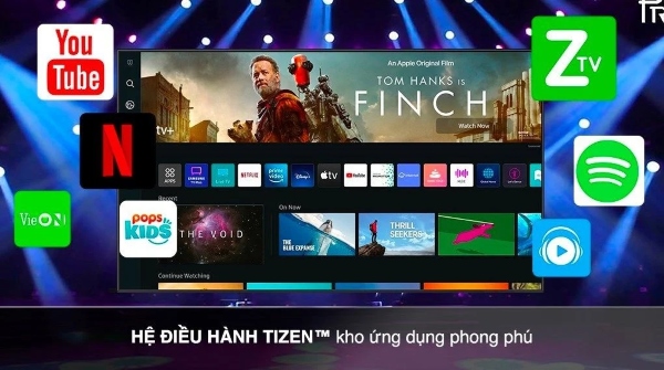 Hệ điều hành Tizen™ có giao diện thân thiện với người dùng 