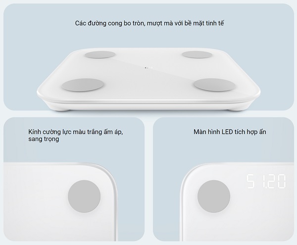 Cân điện tử Xiaomi Body Composition Scale 2 - ViettelStore.vn