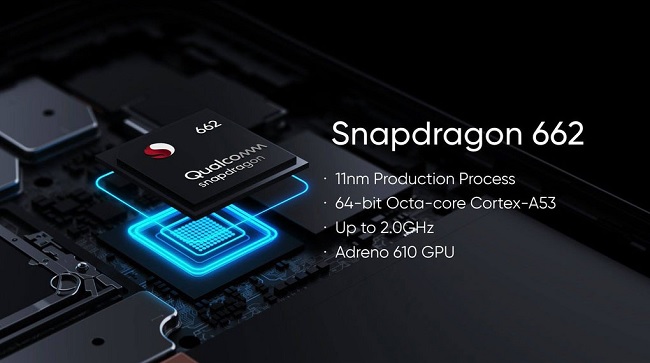 A95 chạy chip Snapdragon 662