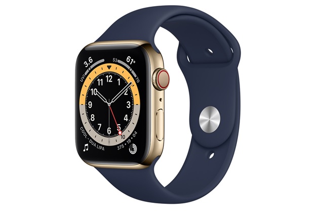 Dây đeo của Apple Watch Series 6 Cellular mềm, thoáng khí tạo sự thoải mái cho cổ tay